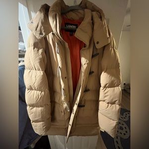 Lands End - Heavy Over Coat - Puffer